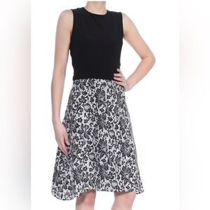 NWT DKNY Lace Print Combo Dress